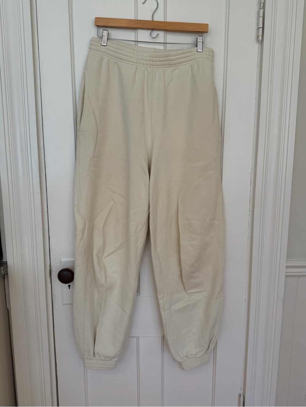 John Elliott Off-White Drawstring Sweatpants